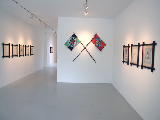 Allison Smith "Victory Hall" Installation View 2