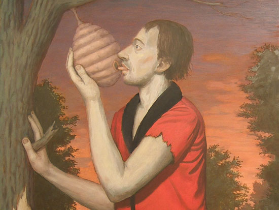 Paul Green, "Hive," 2006, Oil on panel, 36 x 26 inches