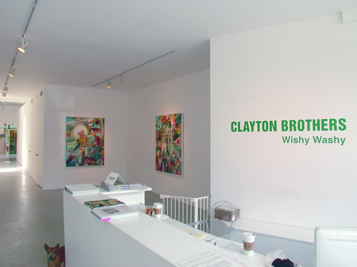Clayton Brothers, "Wishy Washy," Installation View