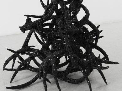 Untitled (Black Antler Pile)