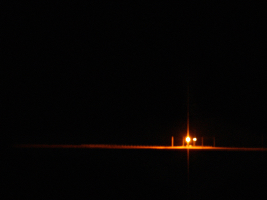 Unidentified Light Source/Cactus Flats, NV/Distance ~17 miles/9:45 pm