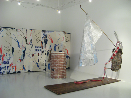 Installation view, "A Roll in the Hay"