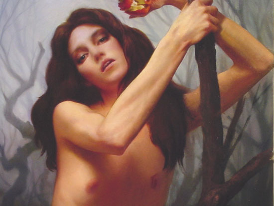 Christopher Pugliese, "Eve Before Adam," Oil on canvas, 38 x 28 inches, 2005